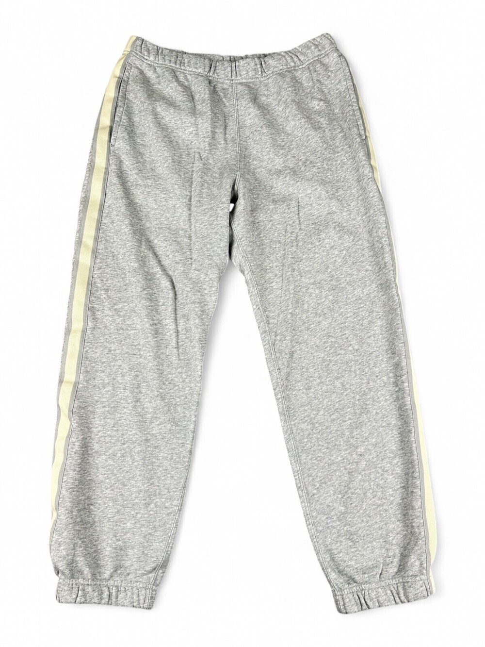 Uniqlo Womens Grey Side Stripe Joggers Sweatpants Sporty M
